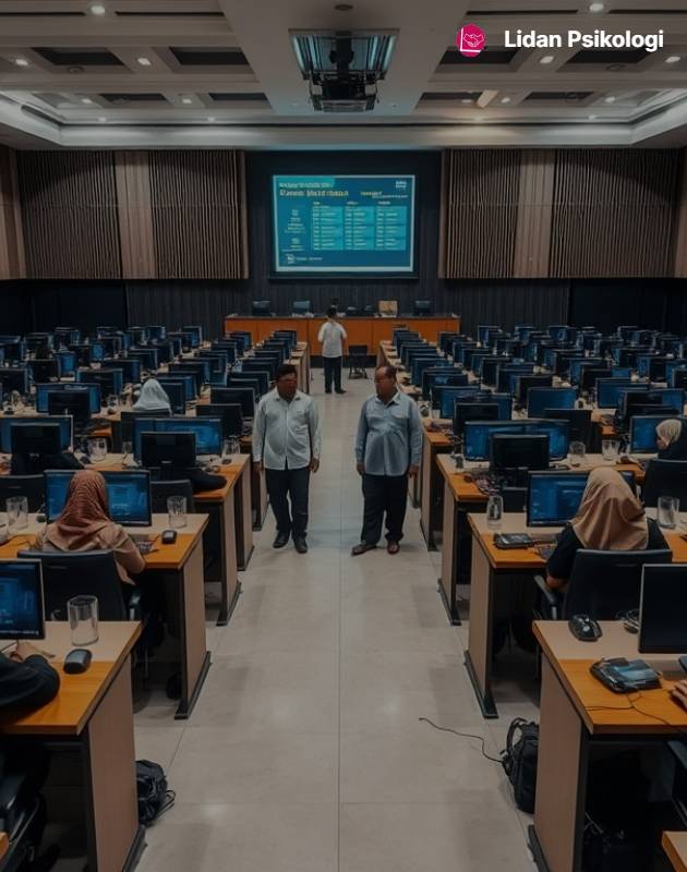 Proses rekrutmen karyawan massal BUMN dengan psikotes bersertifikat psikolog